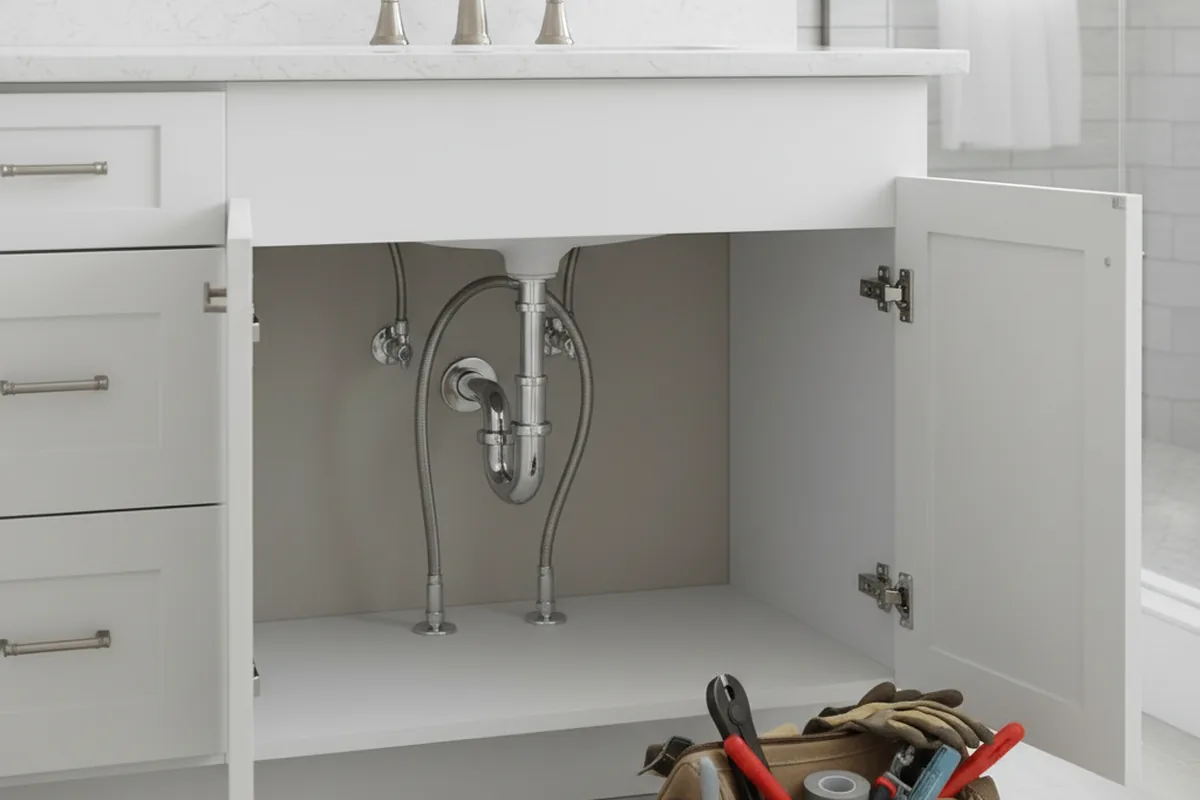 Finished fixture set after Gas Line Repair in Campbellsville